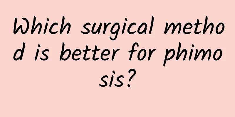 Which surgical method is better for phimosis?