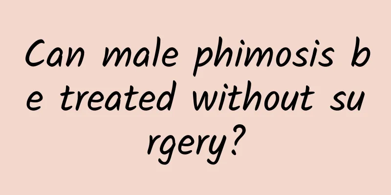 Can male phimosis be treated without surgery?