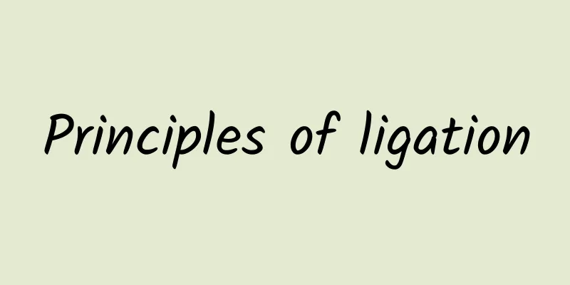 Principles of ligation