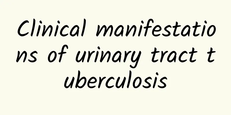 Clinical manifestations of urinary tract tuberculosis
