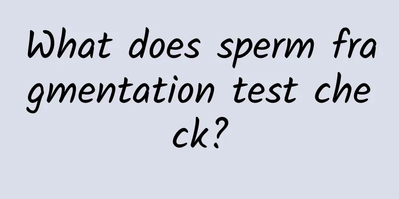What does sperm fragmentation test check?