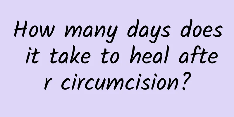 How many days does it take to heal after circumcision?