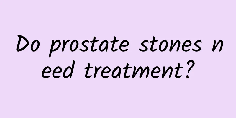 Do prostate stones need treatment?
