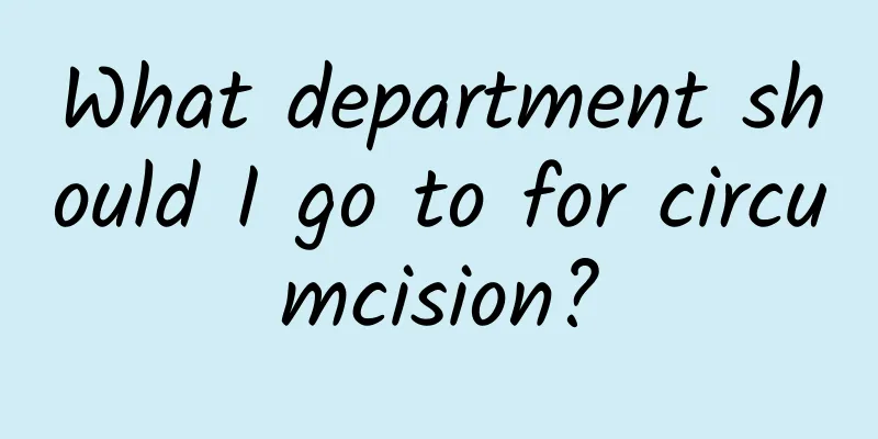 What department should I go to for circumcision?