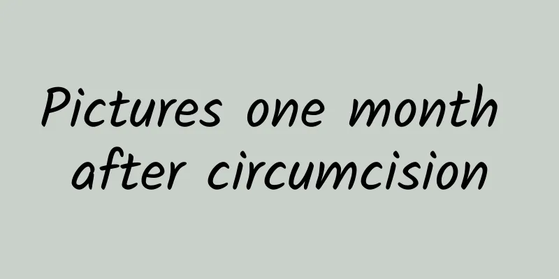 Pictures one month after circumcision