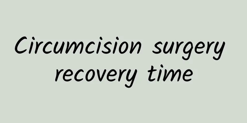 Circumcision surgery recovery time