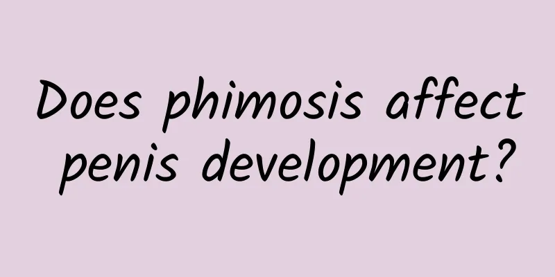 Does phimosis affect penis development?