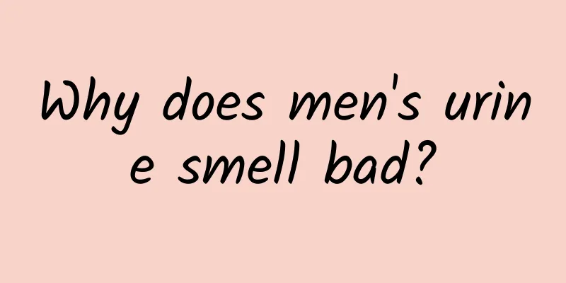 Why does men's urine smell bad?