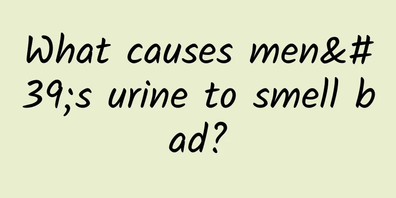 What causes men's urine to smell bad?