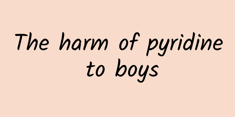 The harm of pyridine to boys