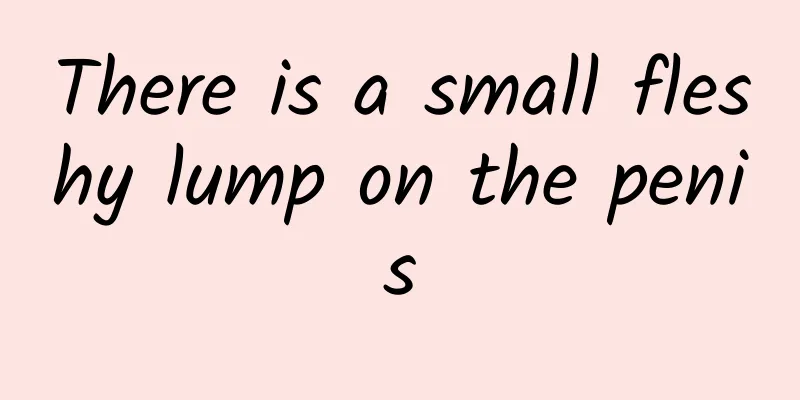 There is a small fleshy lump on the penis
