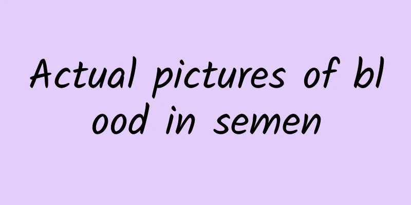 Actual pictures of blood in semen