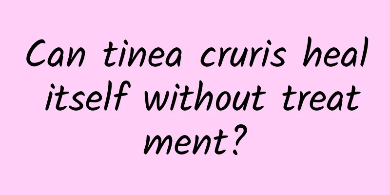 Can tinea cruris heal itself without treatment?