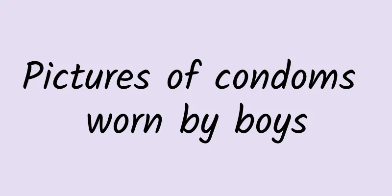 Pictures of condoms worn by boys