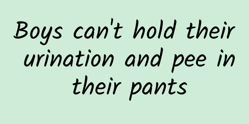 Boys can't hold their urination and pee in their pants