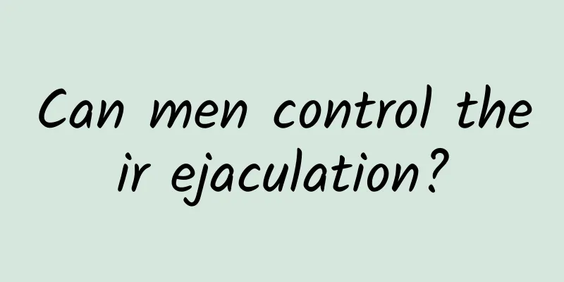 Can men control their ejaculation?