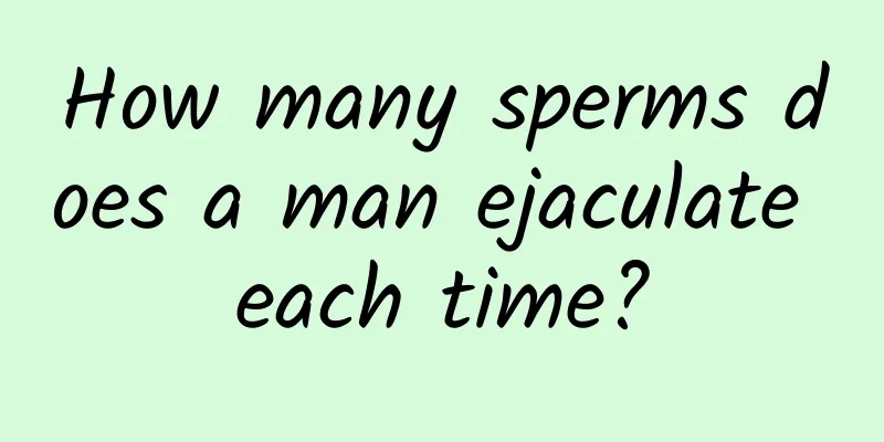How many sperms does a man ejaculate each time?