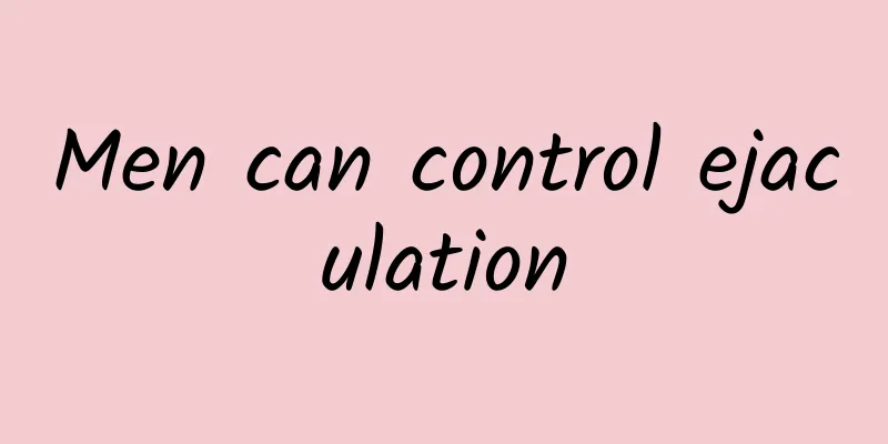 Men can control ejaculation