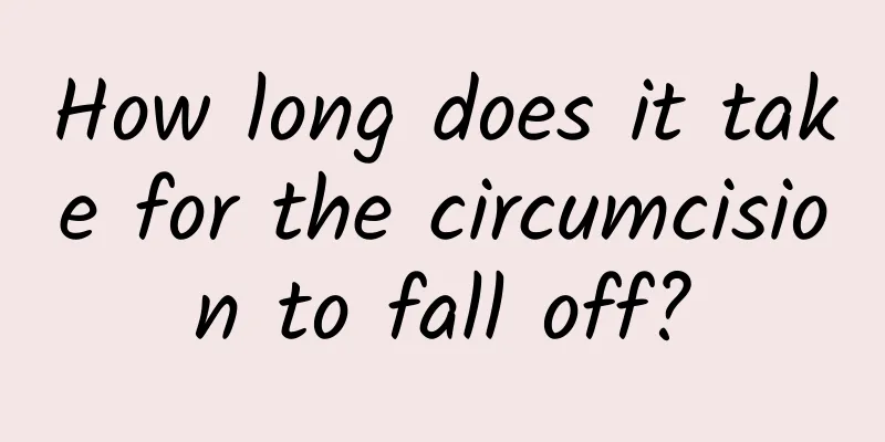 How long does it take for the circumcision to fall off?