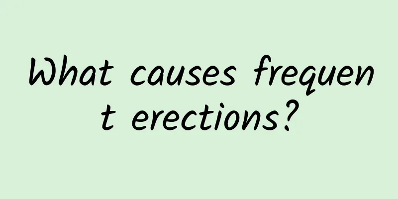 What causes frequent erections?