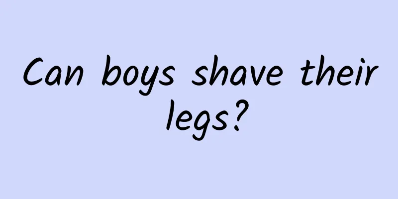 Can boys shave their legs?