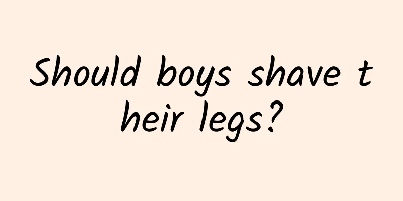 Should boys shave their legs?