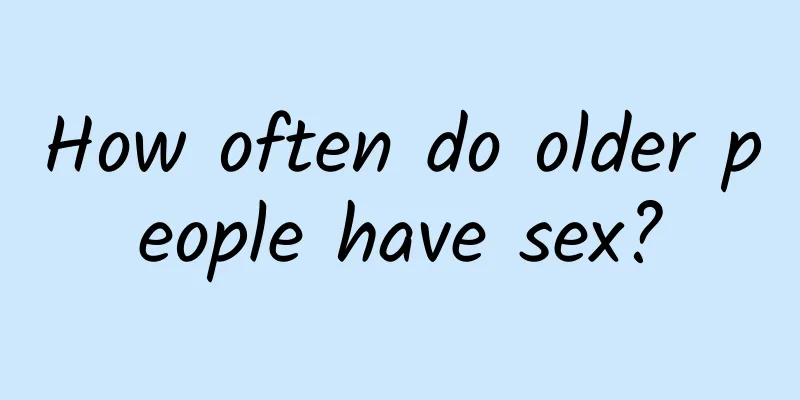 How often do older people have sex?