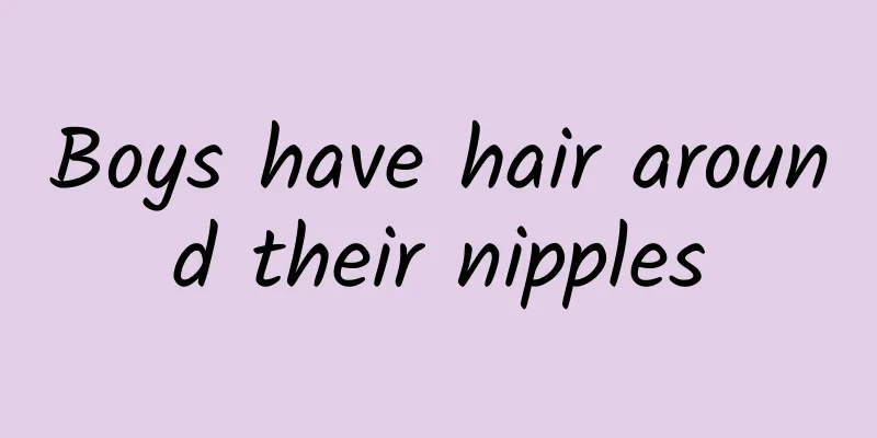 Boys have hair around their nipples