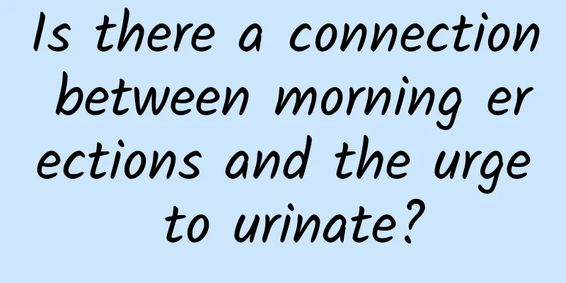 Is there a connection between morning erections and the urge to urinate?