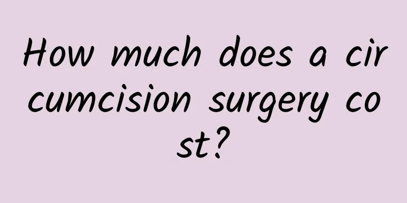 How much does a circumcision surgery cost?