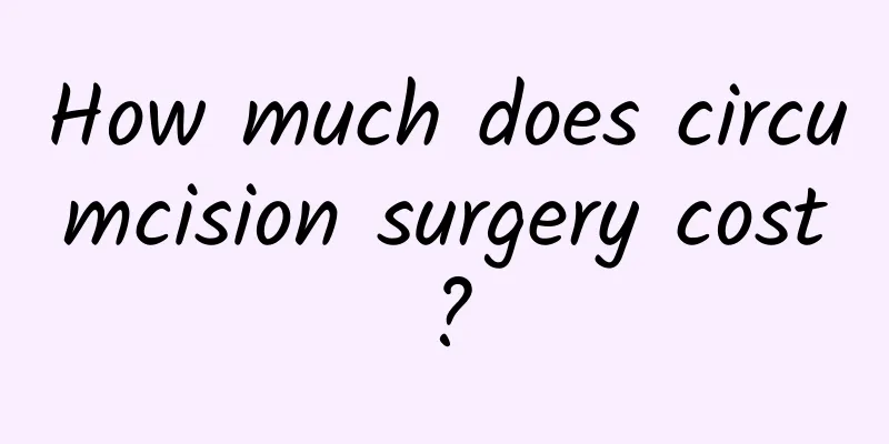 How much does circumcision surgery cost?