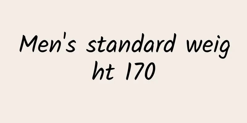 Men's standard weight 170