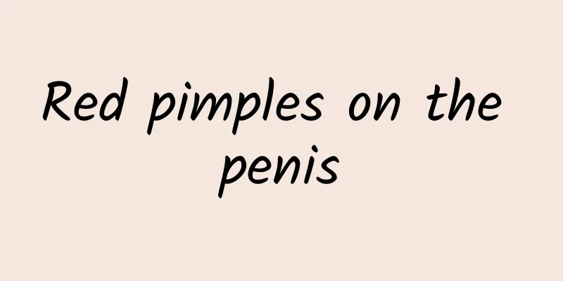 Red pimples on the penis
