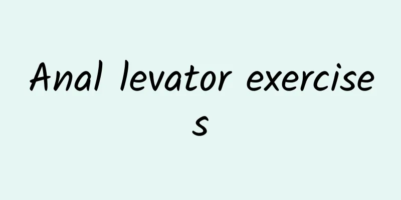 Anal levator exercises