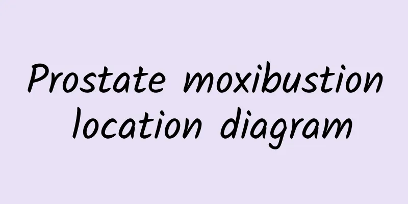 Prostate moxibustion location diagram