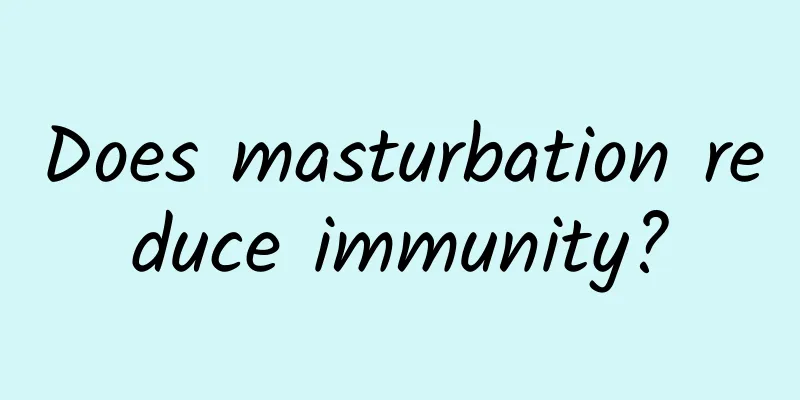 Does masturbation reduce immunity?
