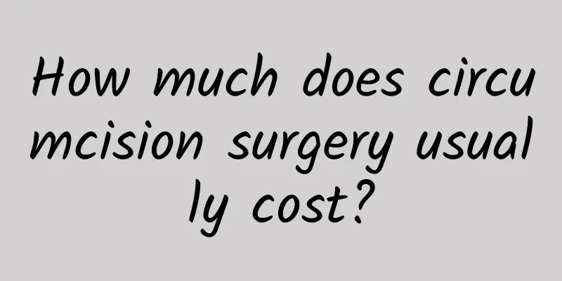 How much does circumcision surgery usually cost?