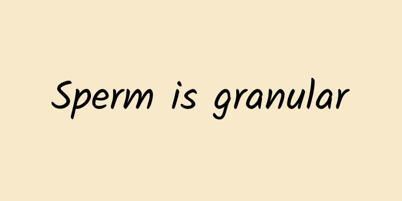 Sperm is granular