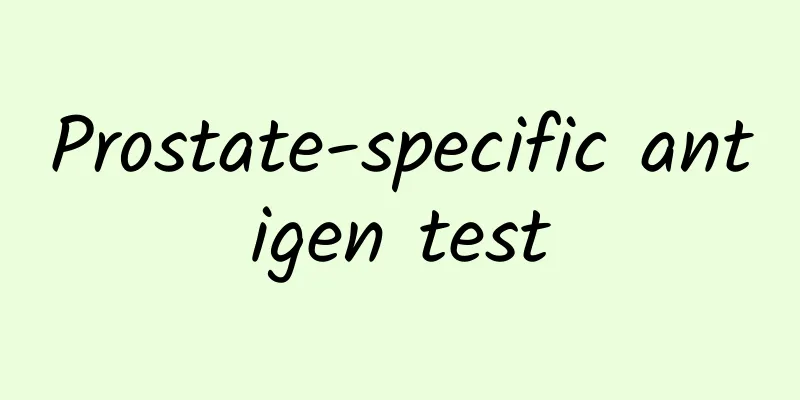 Prostate-specific antigen test