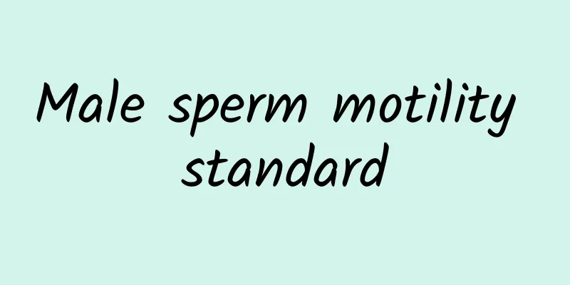 Male sperm motility standard