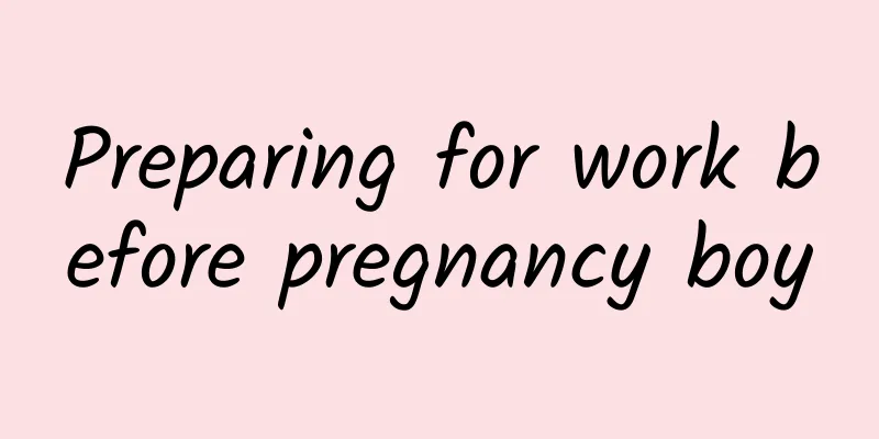 Preparing for work before pregnancy boy