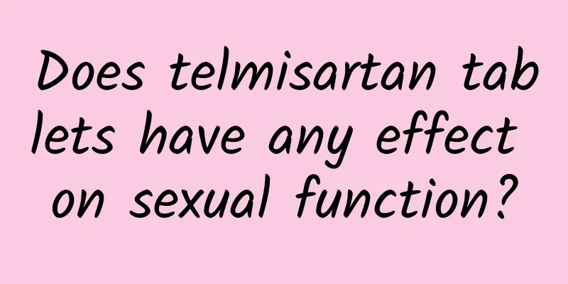 Does telmisartan tablets have any effect on sexual function?
