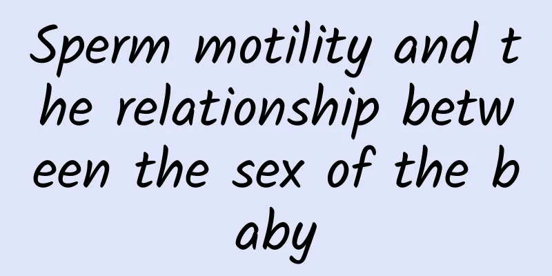 Sperm motility and the relationship between the sex of the baby
