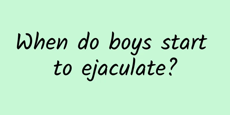 When do boys start to ejaculate?