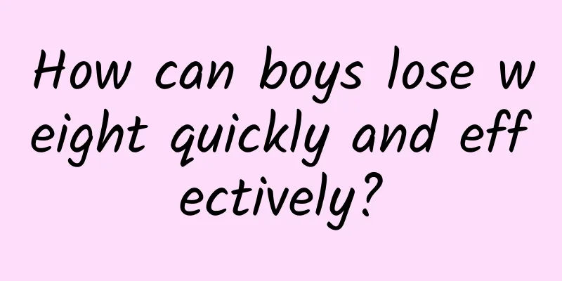How can boys lose weight quickly and effectively?