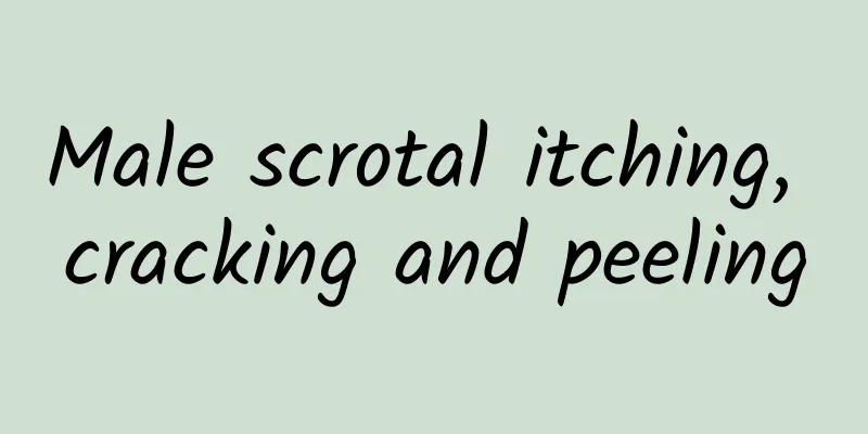 Male scrotal itching, cracking and peeling
