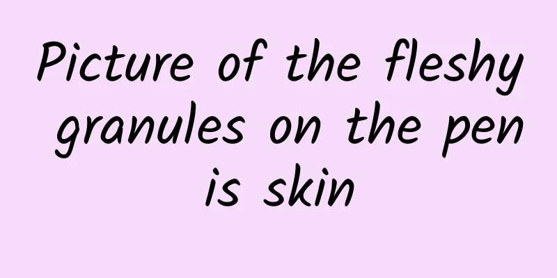 Picture of the fleshy granules on the penis skin