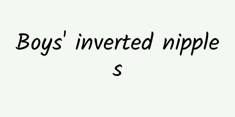Boys' inverted nipples