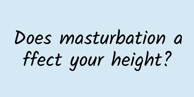 Does masturbation affect your height?