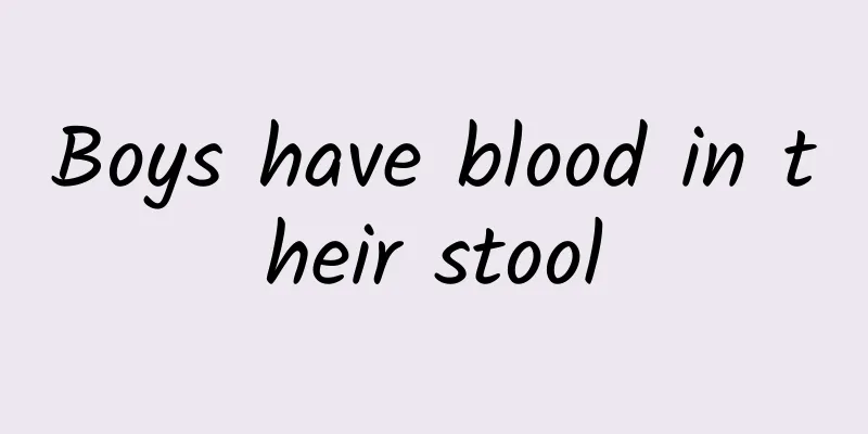 Boys have blood in their stool